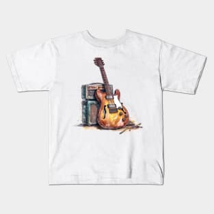 Guitar & Amp Kids T-Shirt